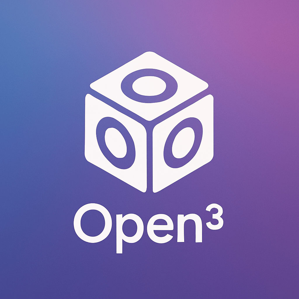 Open³  logo